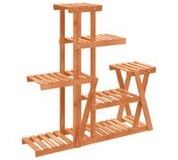 (light brown, 25 x 95 x 96 cm/without wheels) vidaXL Flower Stand Plant Stand Flower Pot Holder Planter Rack Solid Wood Fir