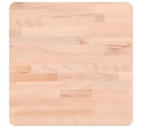 vidaXL Table Top 40x40x2.5 cm Square Solid Wood Beech