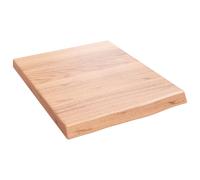 (light brown, 40 x 50 x 4 cm) vidaXL Wall Shelf Wooden Floating Shelf Display Shelf Treated Solid Wood Oak