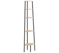(light brown, 45.5 x 31.5 x 180 cm) vidaXL Corner Shelf Bookcase Bookshelf Shelving Unit Storage Rack Organiser