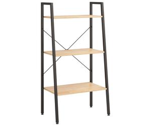 (light brown, 56 x 35 x 108 cm) vidaXL Standing Shelf Storage Organiser Shelf Rack Ladder Shelf Bookshelf