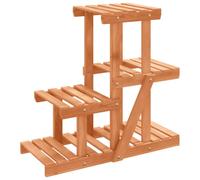 vidaXL Flower Stand 58x25x51 cm Solid Wood Fir 01 UK HOT