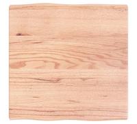 Table Top Wooden Desk Top for Table Treated Solid Wood Oak Live Edge vidaXL