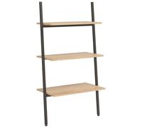 (light brown, 64 x 34 x 116 cm) vidaXL Leaning Shelf Bookcase Bookshelf Shelving Unit Storage Rack Organiser