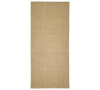 (light brown, 66 x 150 cm) vidaXL Sisal Rug Scratching Mat Sisal Carpet Area Rug for Scratching Post