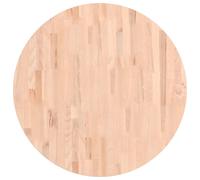 vidaXL Table Top Ø80x1.5 cm Round Solid Wood Beech