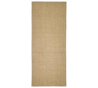 (light brown, 80 x 200 cm) vidaXL Sisal Rug Scratching Mat Sisal Carpet Area Rug for Scratching Post