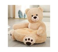 (Light brown bear) Cartoon Elephant Rabbit Monkey Pet Sofa Toy Pink Pig Lazy Child Small Sofa Chair