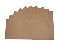 Light Brown Craft Felt Fabric Premium Material for Art Sewing Festive Decorations DIY Art Decor Table wear | A4 Felt Sheets, (Pack of 10)