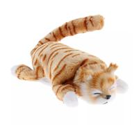 (light brown) Cuddly Electronic Cat Interactive Plush Animal Robot Toys Electric Robotic Pet -