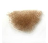 Light Brown Curly Invisible Pubic Hair Patch - Realistic Lace Base, High Simulation Fiber, Unisex for Costume Body Hair Doll