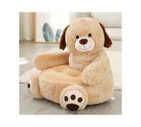 (Light brown dog) Cartoon Elephant Rabbit Monkey Pet Sofa Toy Pink Pig Lazy Child Small Sofa Chair