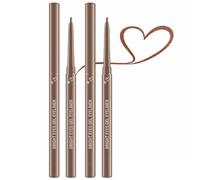 Light Brown Gel Eyeliner Pencil - Waterproof & Smudge-Proof Long-Wearing Eyeliner With Ultra-Fine Tip For Precise Lines, Creamy Smooth Texture & Natural Eye Definition