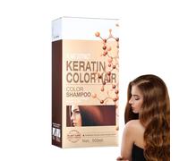 Light Brown Hair Color Shampoo - Natural Hair Dye Shampoo, Hair Dye Covers Gray Hair,Long Lasting Colour Shampoo For Men & Women,Lasts 30 Days,500 ML