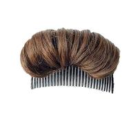 Light Brown Invisible Fluffy Hair Pad, Bump Up Comb Clip Bun, False Hairs Clip Fluffy Princess Styling Hair Pad Hairpin for Girls ，Hairs Accessories