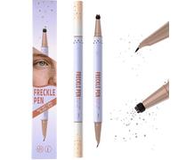 Light Brown Liquid Freckle Pen For Natural Sun-Kissed Look - Waterproof Smudge-Resistant Fine Tip Freckle Makeup Applicator Creates Realistic Faux, Quick-Dry Long-Lasting Wear