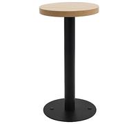 Light Brown MDF Bistro Table 40cm - Ideal Dining Table for Kitchen & Living Room Compact Design for Small Spaces Stylish & Versatile Furniture Piece