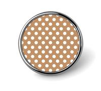 Light Brown Polka Dot Print (a) Enamel Pins for Backpack - Cute Jacket Coat Hat Bags Badge Pins, Funny Unique Novelty Button Pin Women Men Fashion Jewelry Accessories
