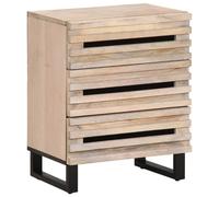 (light brown, solid mango wood) vidaXL Bedside Cabinet Bedroom Nightstand Bed Table Bed Cabinet Solid Wood