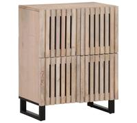 (light brown, solid mango wood) vidaXL Sideboard Storage Cupboard Side Cabinet Highboard Solid Wood Mango