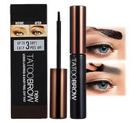 Light Brown Tattoo Brow Peel Off Eyebrow Gel Tint - Semi-Permanent Colour, Waterproof, Lasts Up To 3 Days - Dye, 02 Light Brown Eyebrow Colours - Tattoo Brow