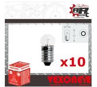 Light Bulb - 12v 2.2w 987 G11 E10 MES - Screw In - Dash, Indicator, Panel x10