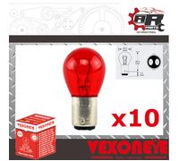 Light Bulb - 12v 21/5w 380 - Red - PR21/5W BAY15d - Brake / Stop and Tail x10
