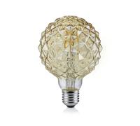 Light Bulb 4w Decorative LED Filament Amber Faceted ES E27 Screw Cap