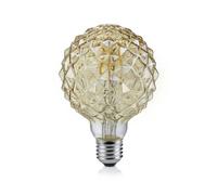 Light Bulb 4w Decorative LED Filament Amber Faceted ES E27 Screw Cap