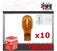 Light Bulb - Amber - 12v 16w 921A WY16W W2.1x9.5d Capless Wedge - Indicator x10