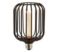 Light Bulb Black 3.5w Cage LED Globe G100 Dimmable 1800K E27 120lm Drum