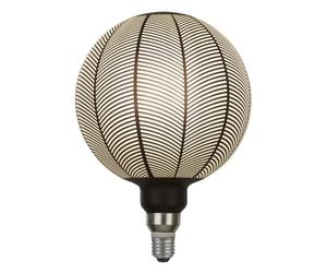 Light Bulb Black 4w Pine Branch LED Globe G200 Dimmable 1800K E27 100lm & Grey