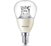 Light Bulb Clear 6w Filament LED GLS Dimmable 2700K E14 470lm =40w Philips [EEK: D]
