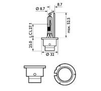 1x D2R HID Xenon Car Headlight Bulb PHILIPS X-treme Vision Gen2 85126XV2S1