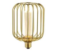 Light Bulb Gold 3.5w Cage LED Globe G100 Dimmable 1800K E27 120lm Drum