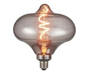 Light Bulb Grey 4w Deco Filament LED Globe G186 Dimmable 1700K E27 100lm Smoked