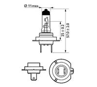 Light bulb H7 12972CTVBW PHILIPS for BMW MOTO GUZZI HONDA TRIUMPH DUCATI SUZUKI