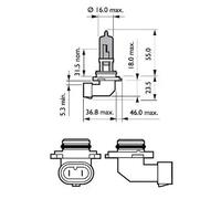 Philips White Vision Upgrade Headlight Bulbs - H1, H11, H3, H4, H7, HB3, HB4,W5W