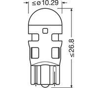 Light bulb LED 2825DRP-2BL OSRAM