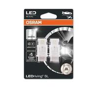 OSRAM LEDriving® SL, ≜ P27/7W, White 6000K, LED signal lamps, Off-road only, non ECE, Double Blister