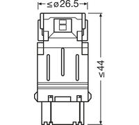 Light bulb LED 3157DYP-2BL OSRAM