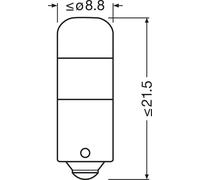 LEDriving SL 3893DWP-2BL Non ECE White 6000K OSRAM T4W
