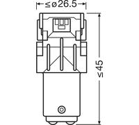 OSRAM LEDriving SL, ≜ P21/5W, White 6000K, Double Blister (2 lamps), LED Retrofit, offroad use only