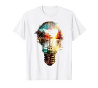 Light Bulb Nature Abstract Artwork Graphic Art T-Shirt