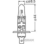 Light bulb P14.5s H1 64150NBS OSRAM for OPEL FORD RENAULT KIA