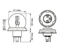 BOSCH 1 987 302 421 Bulb, spotlight