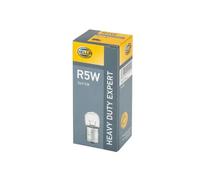 HELLA 8GA 002 071-261 Bulb - R5W - Heavy Duty Expert - 24V - 5W - Socket Type: BA15s - Box - Quantity: 10