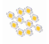 Light Bulbs, LED Bulbs LED Light Bulb High Power LED Chip 10Pcs 10W LED for Home Spotlight Bulb Replacement (Warm White)