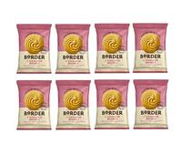 Light Buttery Viennese Whirls - Mini Packs Of 2 Border Biscuits (Pack of 8)