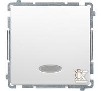 "Light" Button with Backlit BMS1L.01/11 Basic White Module